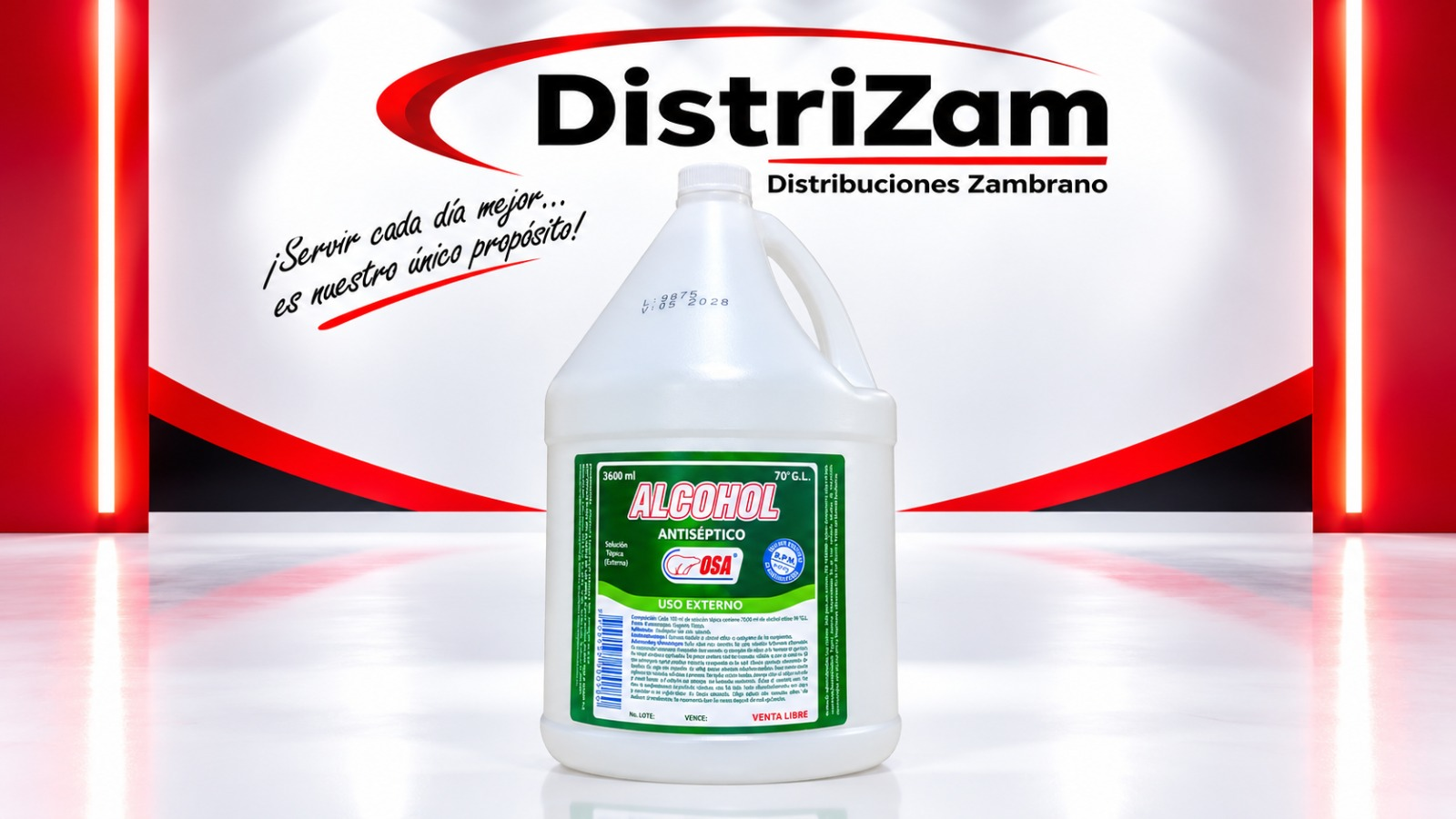 Fotografía de OSA · Alcohol antiséptico