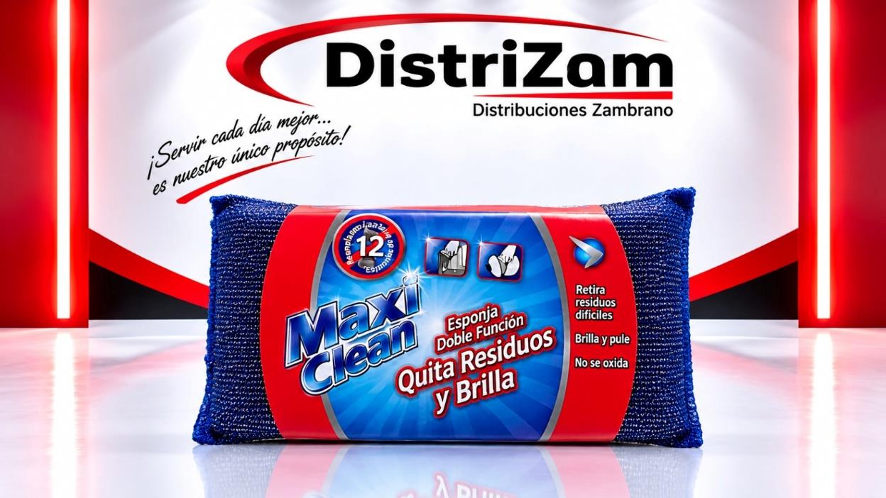Fotografía de Maxi Clean · Esponja doble función